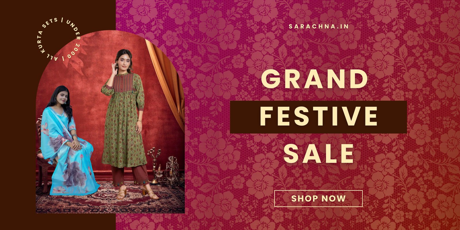 Traditional Festive Navratri Sale Promotional Banner